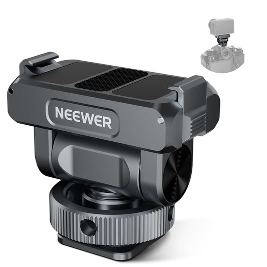 NEEWER Magnetic Mount Accessories Compatible with DJI Osmo 360 / Action 5 Pro / 4/3, Quick Release 160° Tilt Action Camera Adapter Mount with Cold