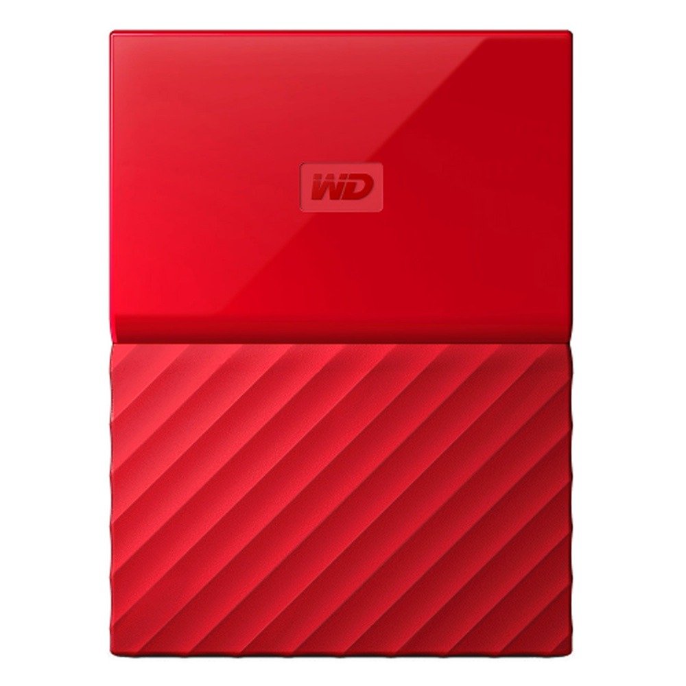 WD 3TB Red My Passport Portable External Hard Drive - USB 3.0 - WDBYFT0030BRD-WESN