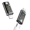 MoKo USB C to Lightning Adapter, Support 35W PD Fast Charging & Data Sync Lightning Male to USB C Female Adapter Compatible with iPhone…