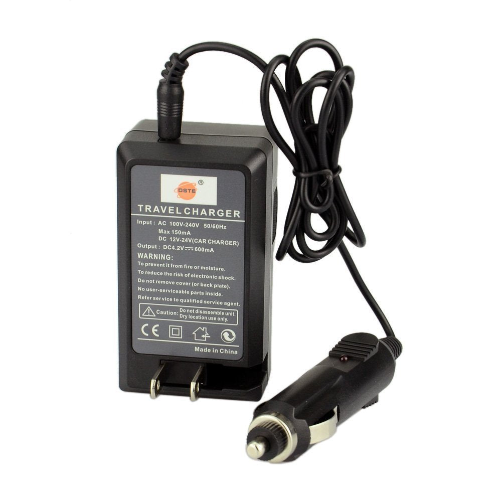 DSTE 2-Pack NP-85 Battery + Travel and Car Charger Compatible for Fujifilm FinePix S1 SL240 SL260 SL280 SL300 SL305 SL1000 Digital Camera