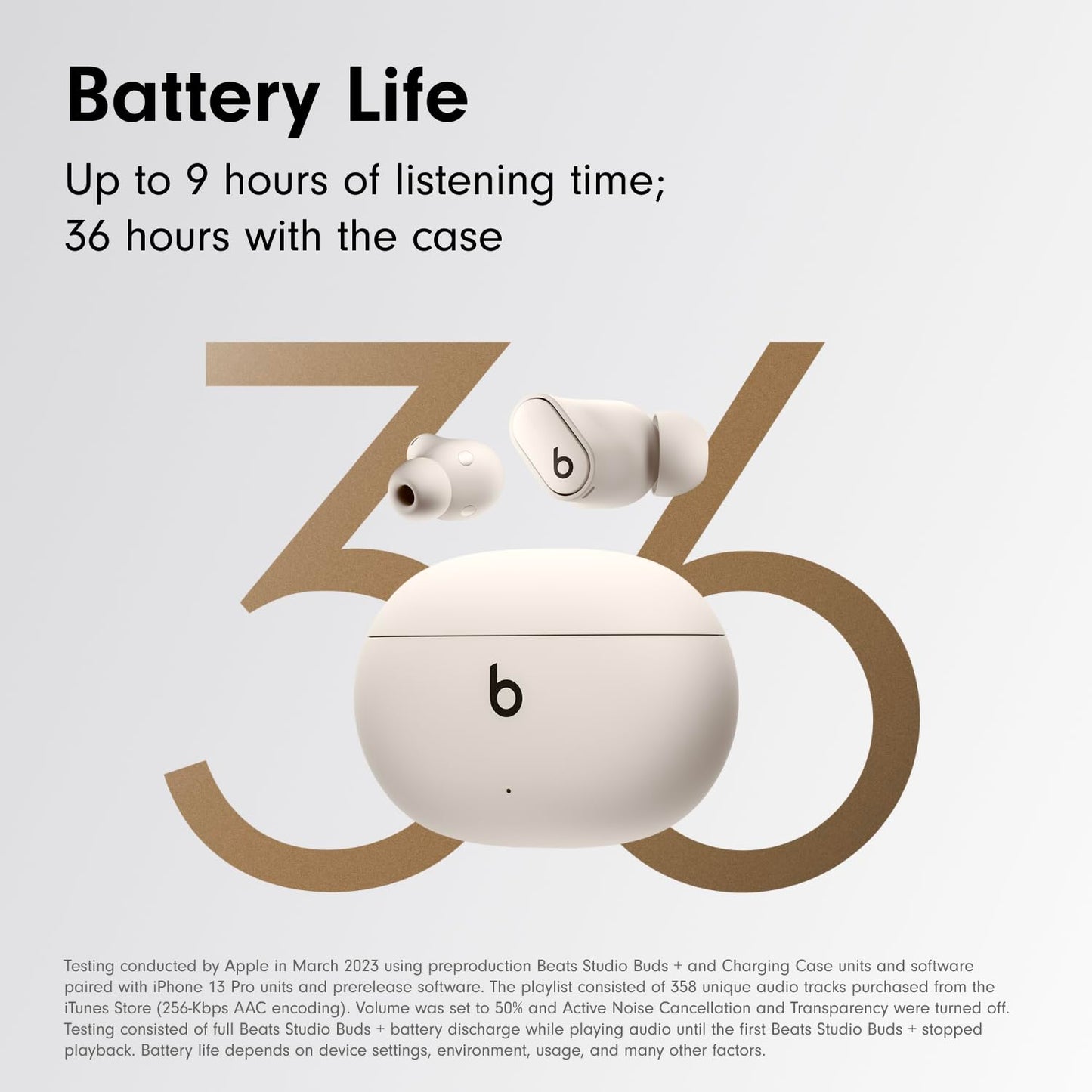 Beats Studio Buds + | True Wireless Noise Cancelling Earbuds, Enhanced Apple & Android Compatibility, Built-in Microphone, Sweat Resistant Bluetooth