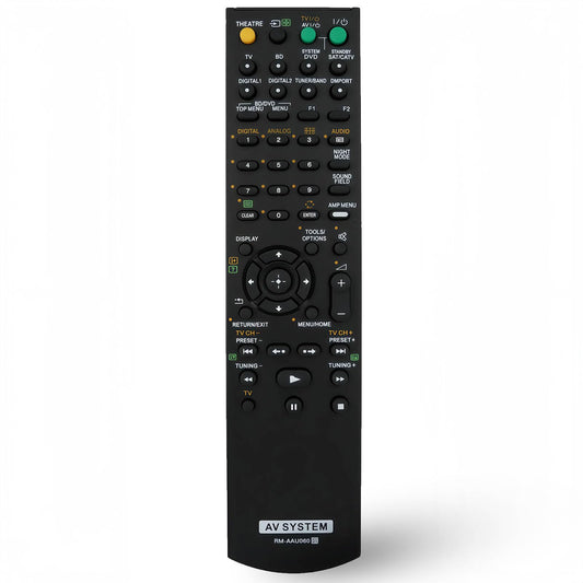 Replacement Remote Control Fit for RM-AAU060 STR-KS360 STR-KS360S STR-V505 STR-DG500 STR-DG600 STR-K1600 SA-WFS3 HT-SS360 for Sony AV System Receiver