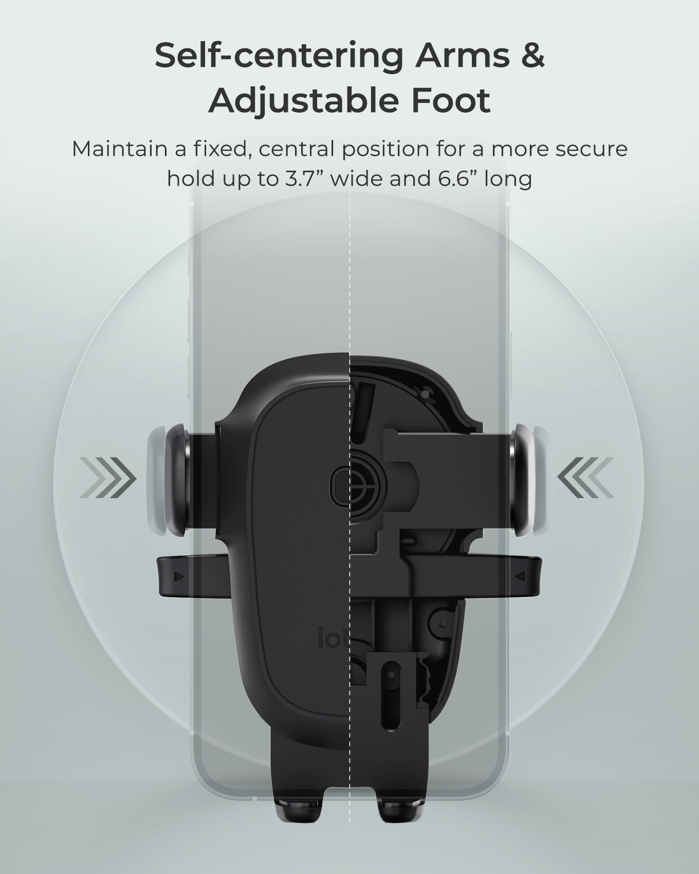 iOttie Easy One Touch Wireless 3 Air Vent Car Mount, Qi Fast Charging Phone Holder, One-Handed Auto Clamp, Secure Vent Clip, Adjustable Viewing