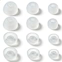 Silicone Ear Tips for Beats Earbuds - Clear Replacement Tips for Studio Buds+, Fit Pro, Solo Buds, 6 Pairs Noise Isolating & Comfortable, Transparent