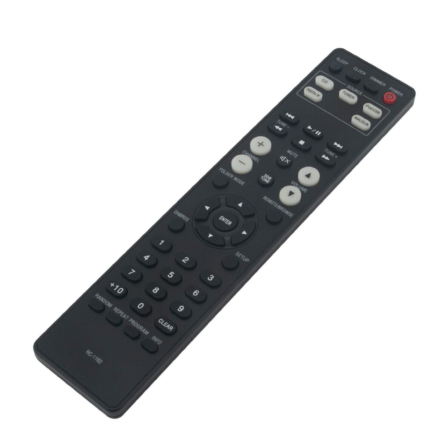 New - Remote Control RC-1162 for Denon CD Receiver RCDM39 RCDM39DAB RCD-M39DAB RCD-M39