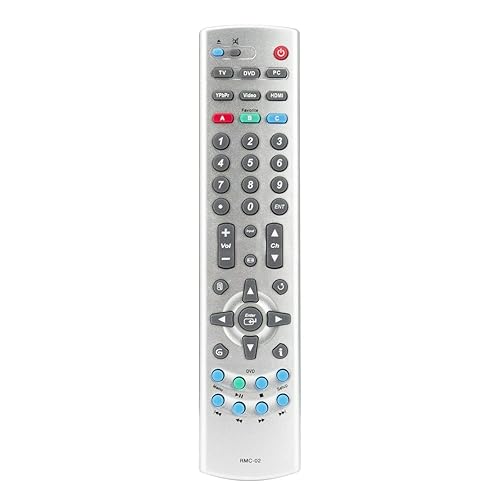 New RMC-02 Replace Remote Control for Westinghouse TV DVD VK-40F580D SK-26H570D WMT-9961
