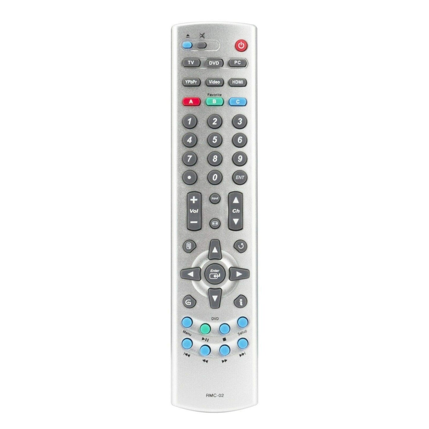 New RMC-02 Replace Remote Control for Westinghouse TV DVD VK-40F580D SK-26H570D WMT-9961