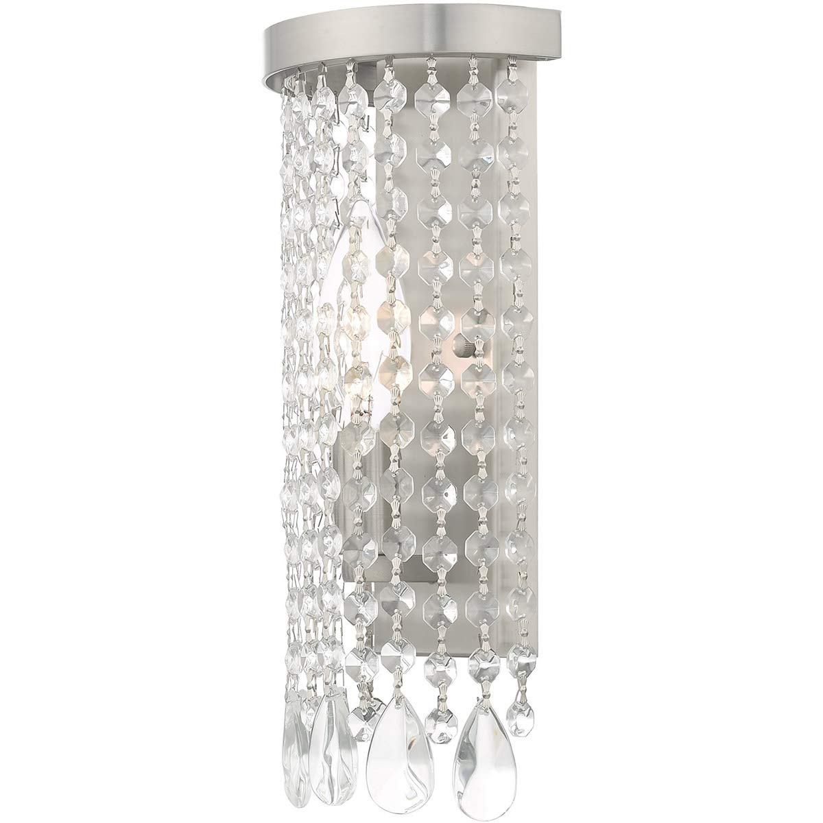 Livex Lighting 1 Lt Brushed Nickel ADA Wall Sconce