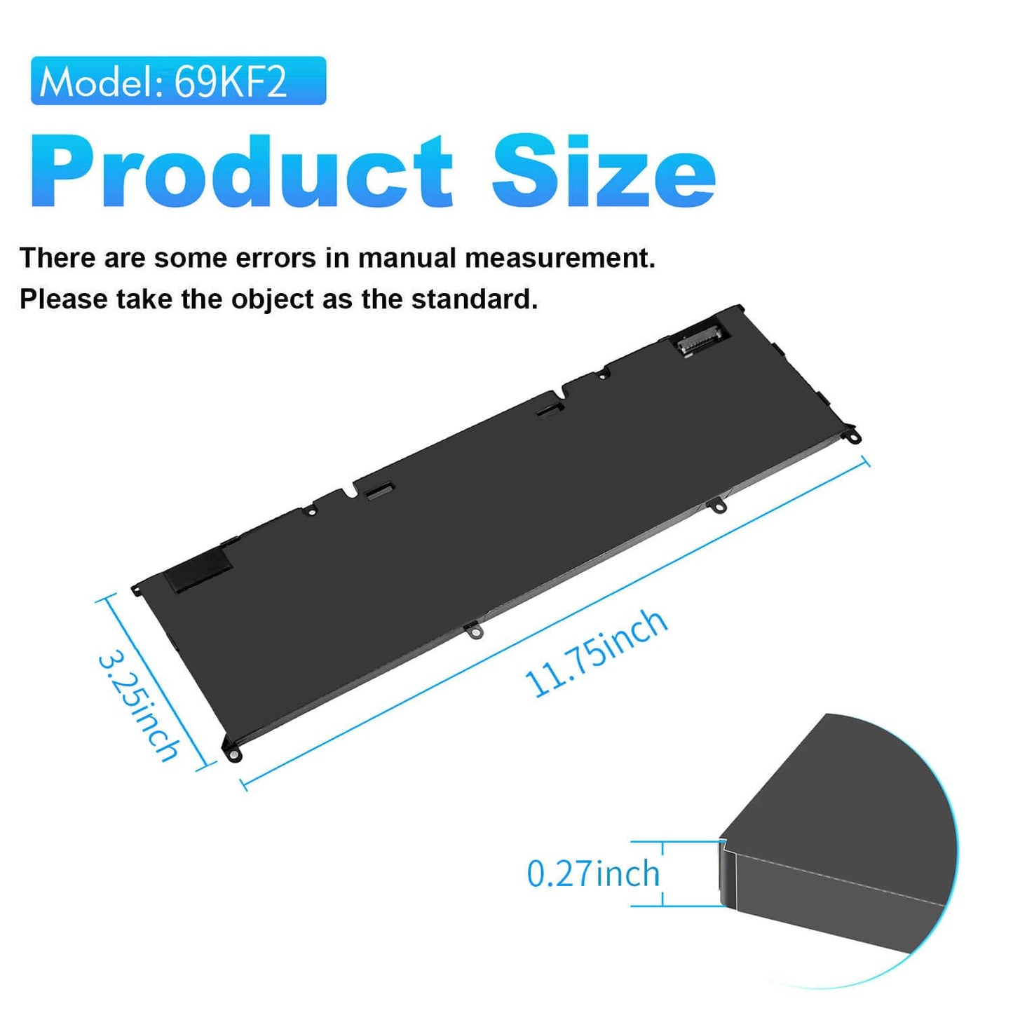 ZAYAUPVL 86Wh 69KF2 Battery for Dell XPS 15 9500 9510 9520 Precision 5550 5560 5570 Alienware M15 M17 R3 R4,G15 5510 5511 5515 5520 5521,G7