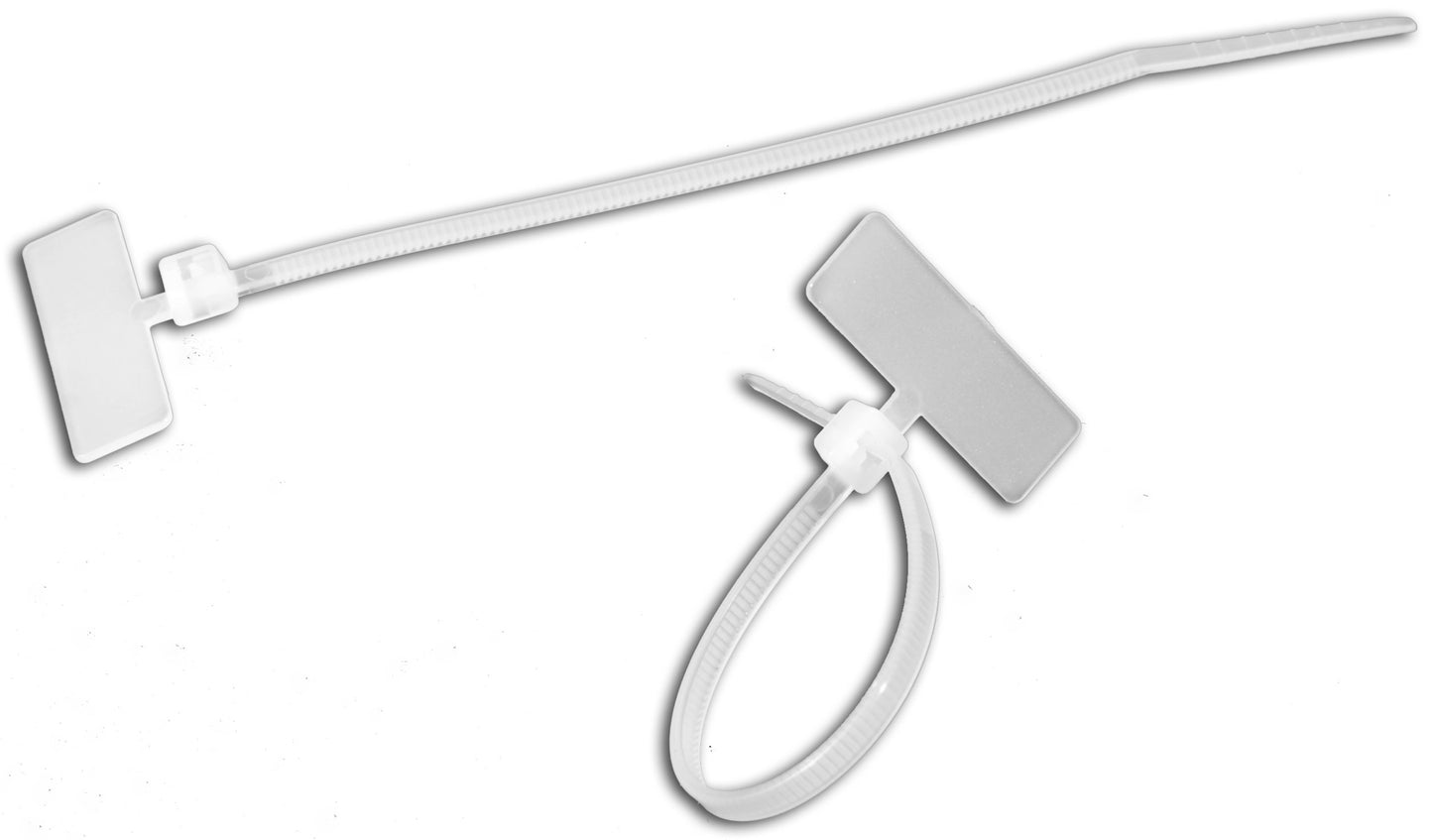 Morris 20364 Marker Nylon Cable Tie with 18-Pound Tensile Strength, 4-5/16-Inch Length, White, 100-Pack