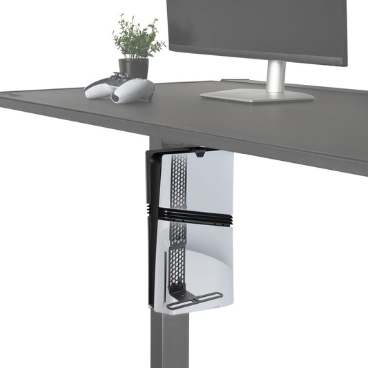 Glistco Vertical Stealth Mount for PS5, PS5 Slim & PS5 Pro - Under Desk Mount for Space-Saving - Vertical Desk Mount for Secure and Stable Console