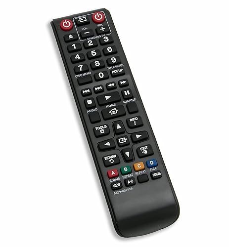 Replacement Remote Control for Samsung BD-FM51 BD-FM51/ZA BD-HM51 BD-HM51/ZA Blu-ray Disc Player