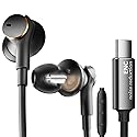 Premium Wired Ear bud with ENC Noise Reduction-Rich Deep Bass Dual-Driver In-Ear Eerphones,Call Noise Cancellation Earbuds USB C,Noise-Isolating…