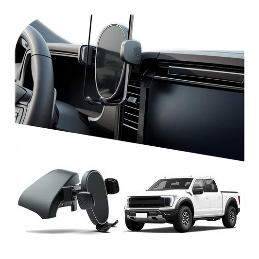 Phone Holder for F150 (2021-2024 2025, 14th Gen), Dash Phone Mount for Truck, 360° Mobile Holder, Hands Free Automobile Cradlest for iPhone, Samsung