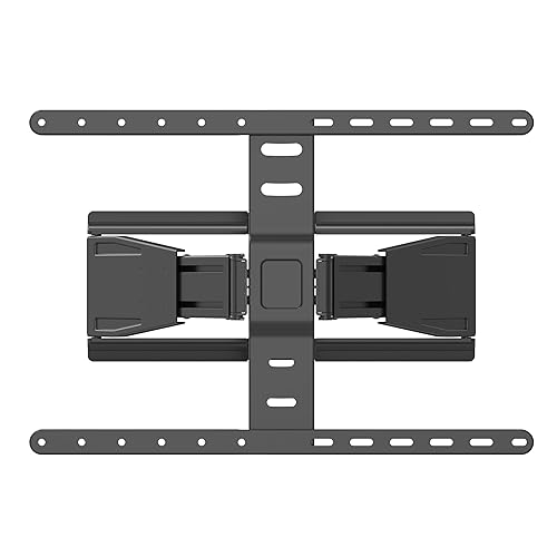 ynVISION.DESIGN Ultra Slim Full Motion Articulating TV Wall Mount 43"-90" TVs | Retracts to .77" | Compatible with Samsung Frame LG and Sony | Swivels