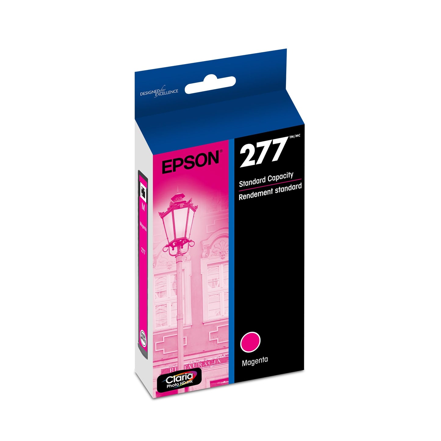 Epson 277 Claria Photo HD Ink Standard Capacity Magenta Cartridge (T277320) Works with Expression XP-850, 860, 950, 960, 970
