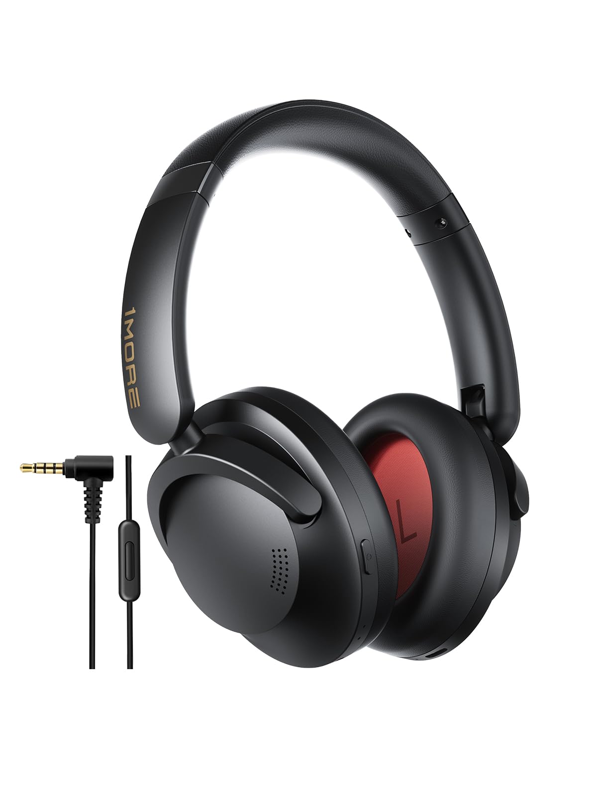 1MORE SonoFlow Pro HQ51 Wireless Over-Ear Headphones, Reduce Noise by Up to 45dB, Hi-Res Audio, 100H Playtime, App Control, Bluetooth 5.4, AI Clear