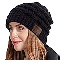 FashionLive Wireless Music Beanie Hat for Men Women Unisex Winter Warm Soft Knit Cap Beanie with Wireless Headphone Headset Stereo HD Speaker Mic…