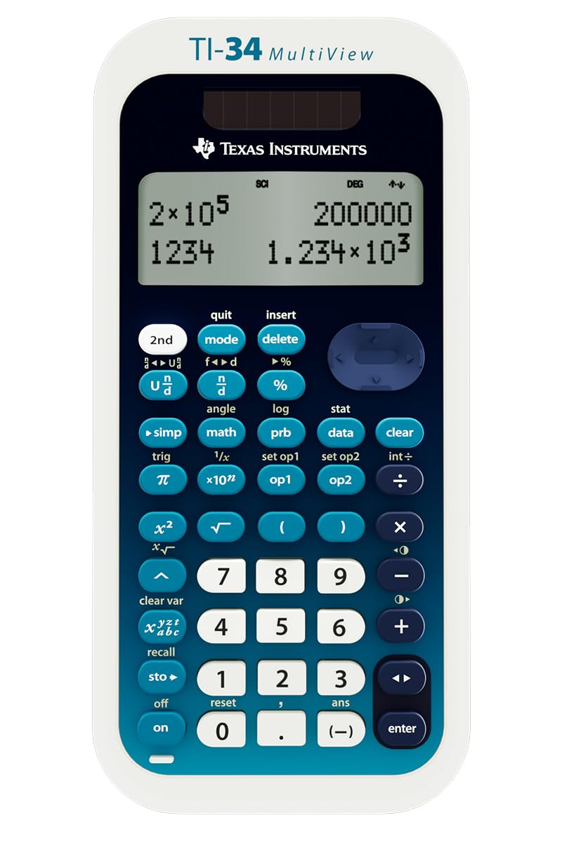Texas Instruments TI-34 MultiView Scientific Calculator