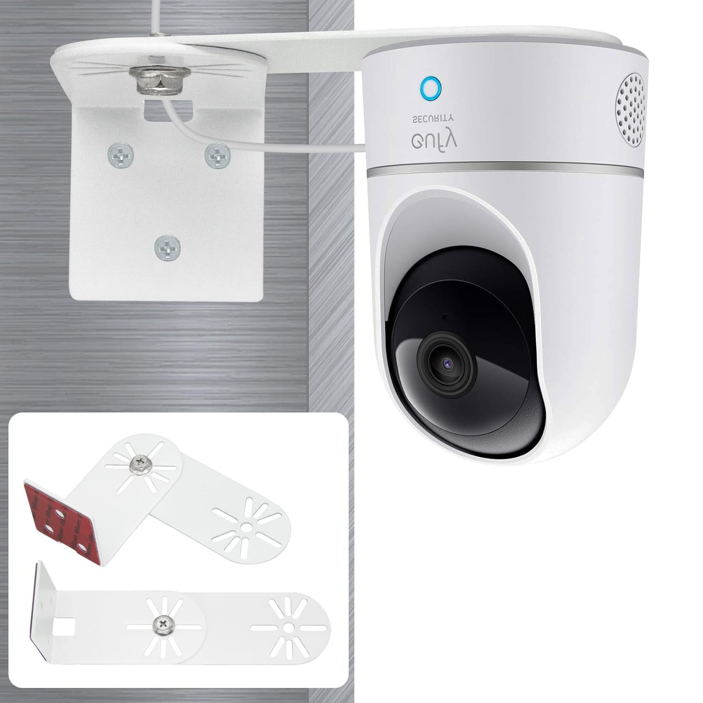 Haoyou 2Pack Corner Wall Mount Bracket for Eufy Security Indoor Camera E220 and Eufy Indoor E30 Camera, Maximum Swivel Adjustment of 300 Degrees