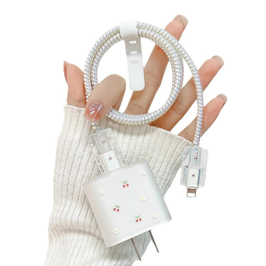 Oikejias Cable Protector for iPhone Cable Sleeves Charger Case Charging Cord Protector Data Cable Line Protector for Cable Phone Charger Wire Saver