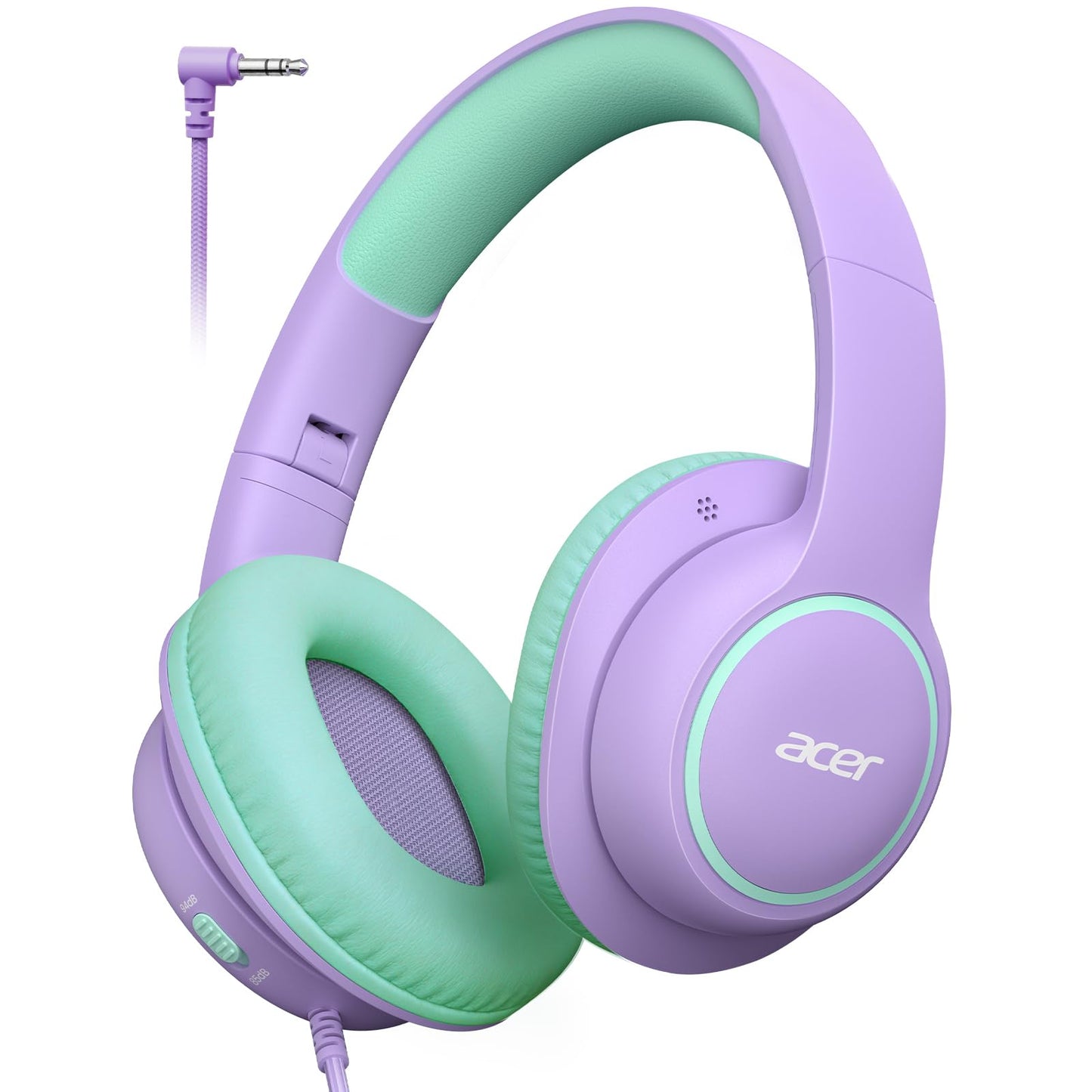 Acer OHW328 Kids Headphones Wired for School - Over Ear Design
