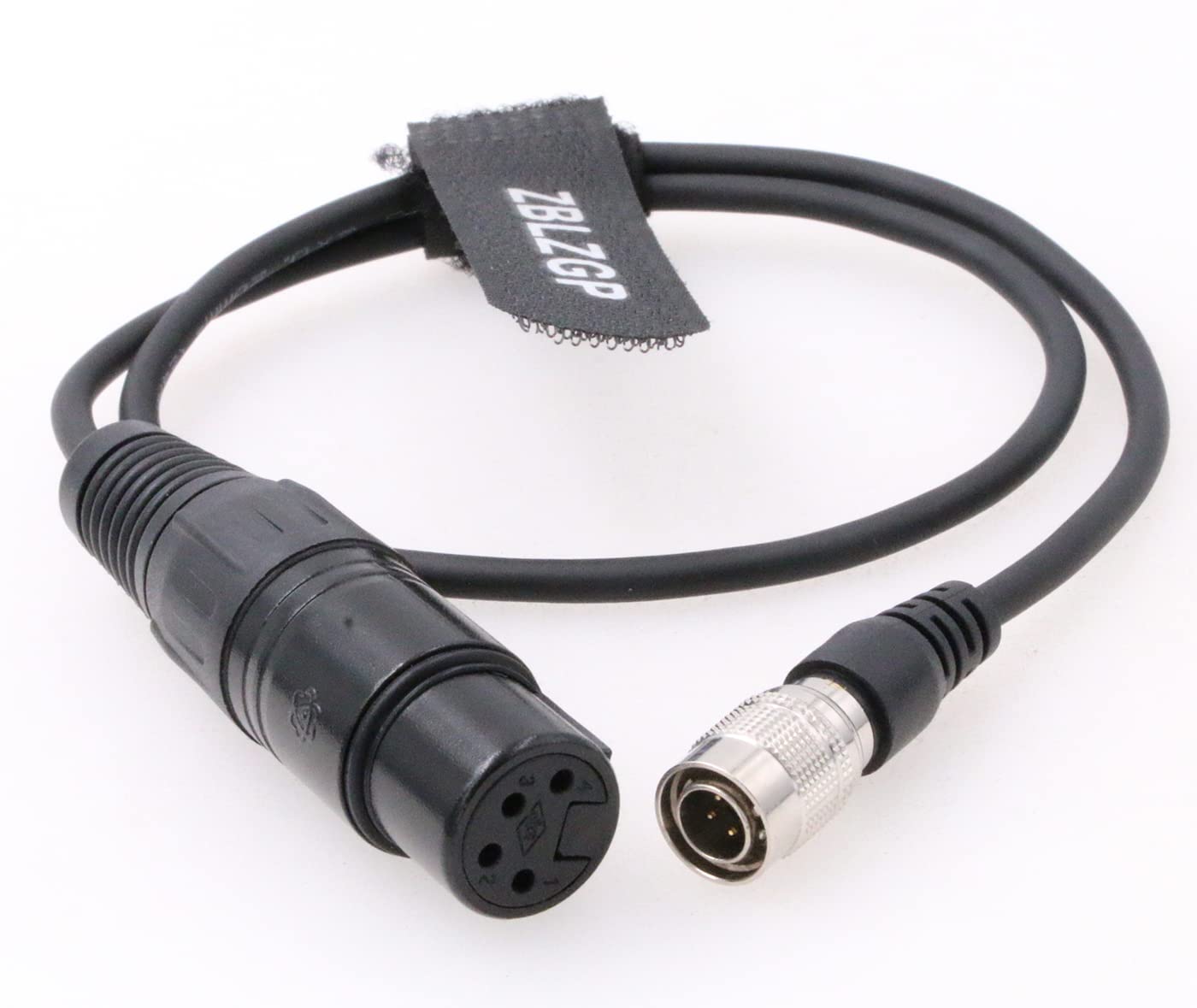 ZBLZGP 4-Pin XLR Female to Hirose 4-Pin Male 12V DC Out Power Cable for Sony Panasonic Camera LCD TVlogic Monitor
