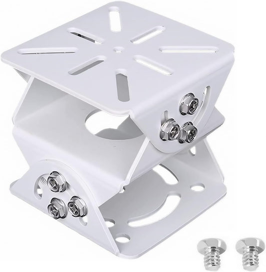 Heavy Duty 3-Axis Adjustable Security Camera Wall/Ceiling Mount Bracket - Universal Joint, 2-Layer Iron Construction, Indoor/Outdoor Use