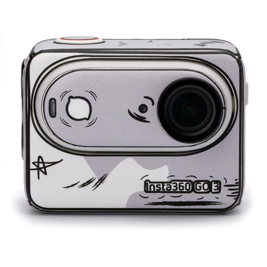 Protective Sticker for Motion Camera Body for Insta 360 GO 3 - Waterproof, Scratch Resistant, Sweatproof, 3M Material (2D Graffiti)