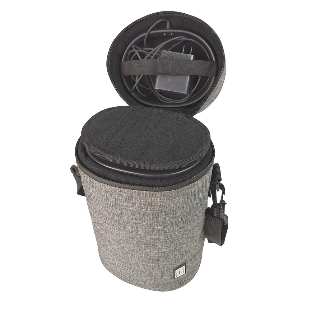 EMAQUIN Travel and Storage Carrying Case for Sonos Move/Sonos Move 2 Speaker(Both Compatible with Sonos Move/Move 2 and Charging Base,Sliver Grey)