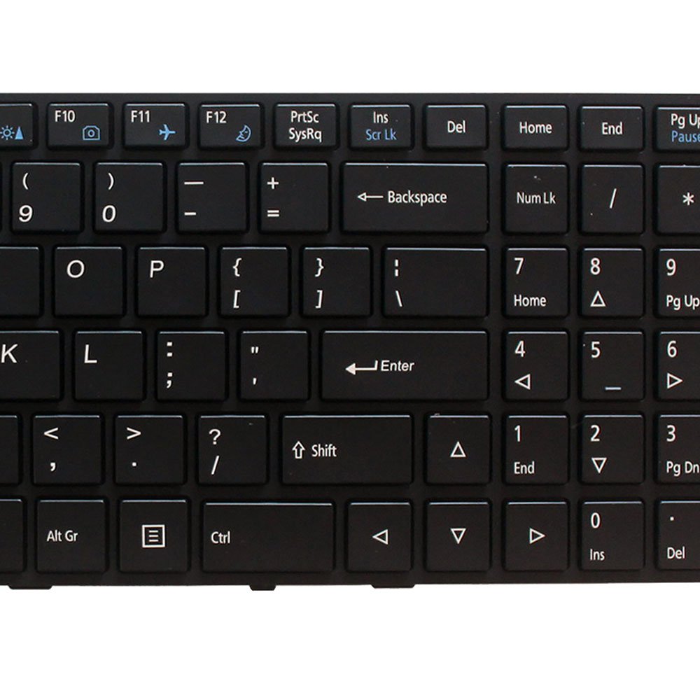 New Laptop Replacement Gaming Keyboard for Clevo Sager P650 P650SE P655SE NP8652 NP8650 NP8670 NP8671 MP-13H83USJ430B 6-80-P6500-013-1 US Layout