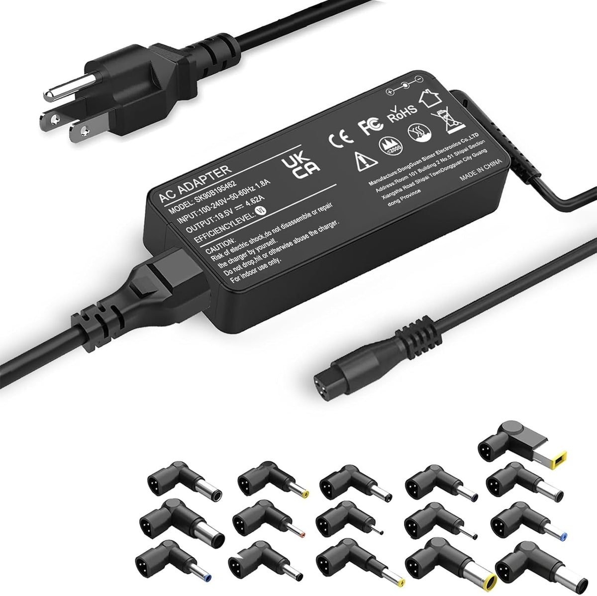 BAJ 90W Universal Laptop Charger Compatible with HP Dell Len OVO ASUS So ny Toshiba Acer Fujitsu ThinkPad Pavilion Latitude Ultrabook Notebook