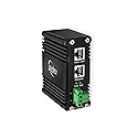 Industrial 90W Gigabit PoE++ Injector 12-48VDC to 48V Boost Voltage DIN/Wall Mount10/100/1000Mbps IEEE 802.3at/bt 90W 48V POE Adapter Power Over