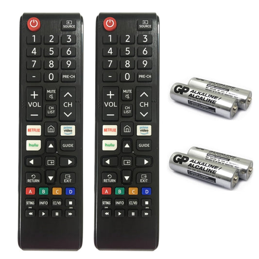 2 Pack Universal Remote for Samsung Smart TV, Zero Setup, Batteries Included, BN59 for Samsung TV Remote Control Replacement, Compatible with All