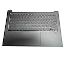 Replacement for Lenovo Trackpad 81Q9002GUS Yoga C940-14IIL Laptop Upper Case Palmrest Keyboard Touchpad Assembly Part 5CB0U44246 5CB0W43456 Top Cover