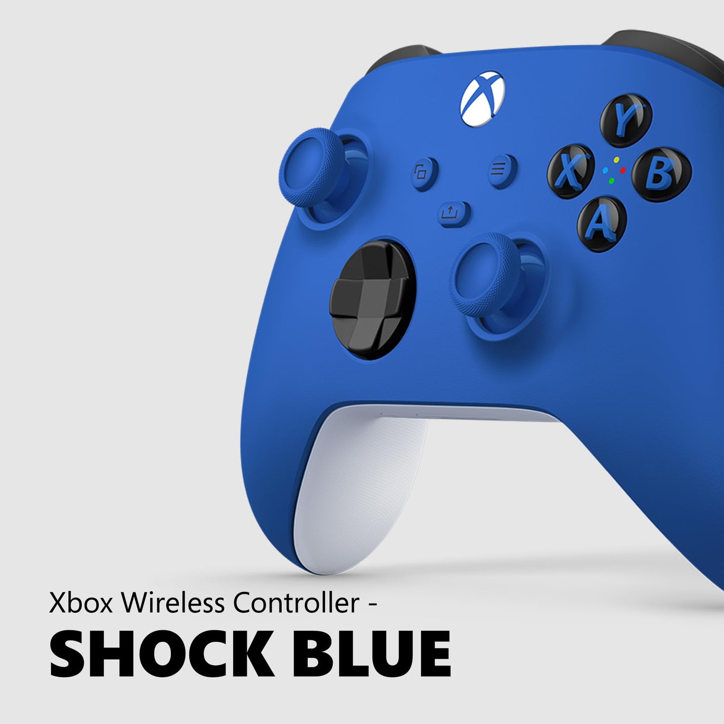 Xbox Wireless Gaming Controller (2025) - Shock Blue - Play on Xbox, Windows, Android, iOS, FireTV Sticks, Smart TVs, VR Headsets