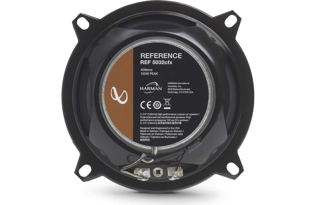 Infinity Reference 5032CFX 5-1/4 2-Way Car Speakers - Pair (Renewed)
