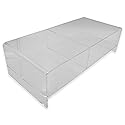 CuteBox Company Clear 5mm Deluxe Acrylic Monitor Stand for Computers, Monitors, Laptops, Tablets, Office Use, Home Use, Desks, Tabletop, Standing