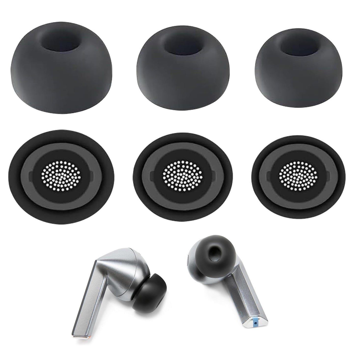 Ear Tips for Galaxy Buds 3 Pro - Silicone Earbuds for Samsung Buds Pro 3, Compatible with Samsung Galaxy Buds Pro Replacement Accessories, L/M/S (3