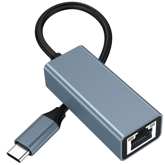 USB C to Ethernet Adapter, Driver Free RJ45 to USB C, 100Mbps Type-C Ethernet LAN Network Adapter for MacBook Pro/Air,for iPhone 15 Pro/Max, for Dell