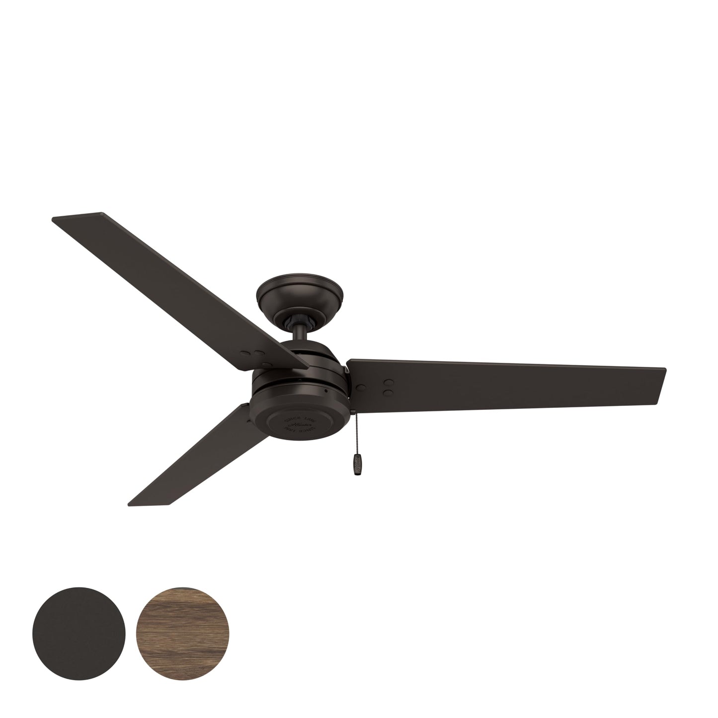 Hunter Fan 52 inch Outdoor Industrial Ceiling fan, 3-Blade (Renewed) (Premier Bronze)