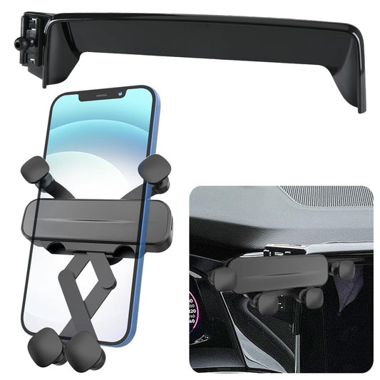 LUNQIN Car Phone Holder Mount for VW Atlas 2024 2025 Atlas Cross Auto Accessories Navigation Screen Bracket Interior Decoration Mobile Cell Phone