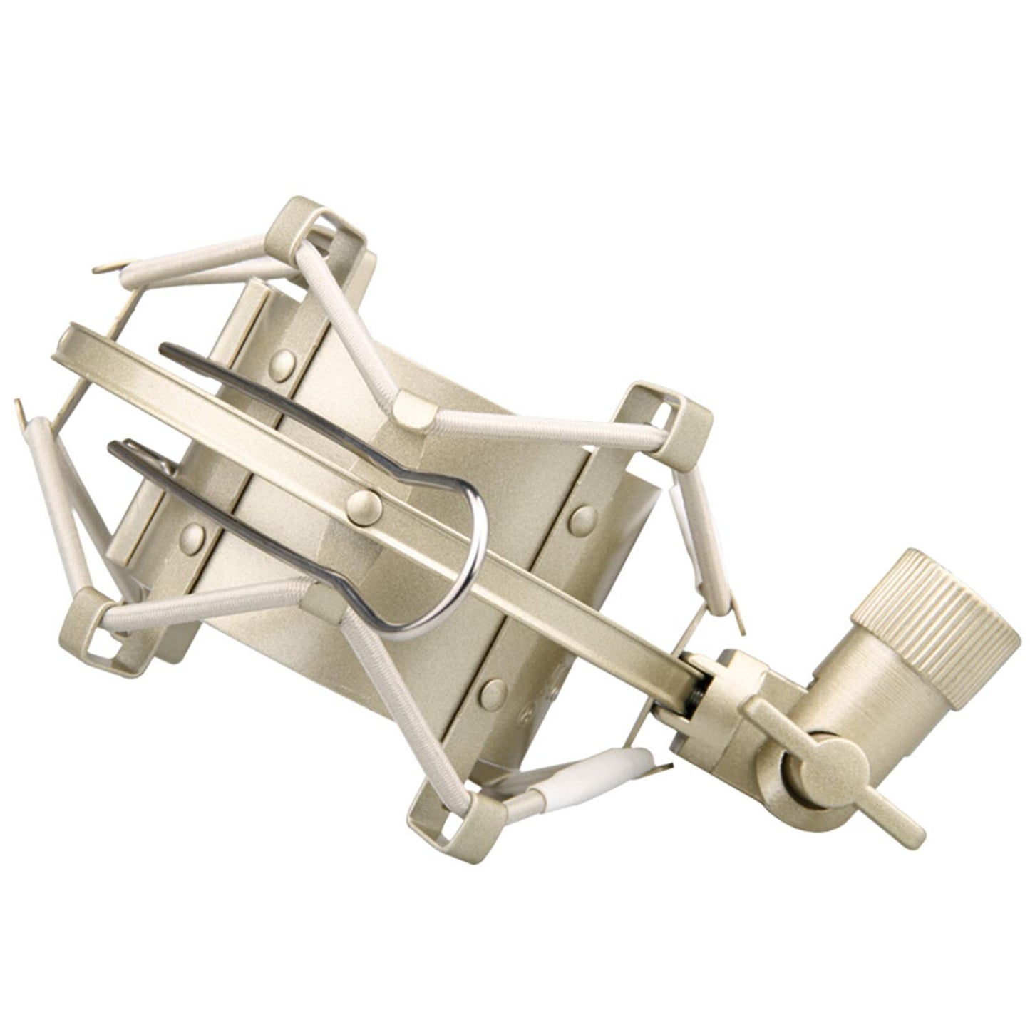 Miwayer Universal Microphone Shock Mount,Most Advanced Cobweb Anti-Vibration Structure Compatible with 1.6-1.8"(42-47mm) Large Diameter Condenser