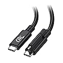 Cable Matters [USB-IF Certified] 20Gbps USB4 Cable with Top Screw Lock 6.6ft, Up to [8K@30Hz / 4K@120Hz Video, 240W Charging, 20Gbps Data Transfer]