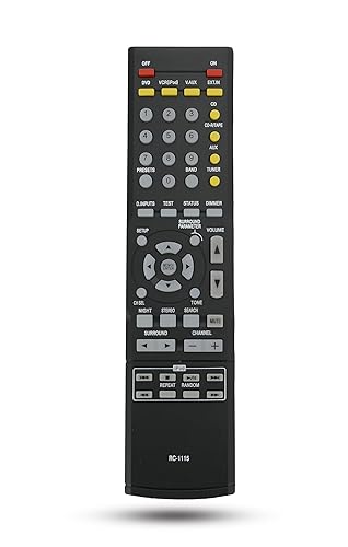 RC-1115 Replacement Remote Control for Denon AV Surround Receiver AVR-390 AVR390 AVR-1610 AVR-1705 AVR-1804 AVR-2105