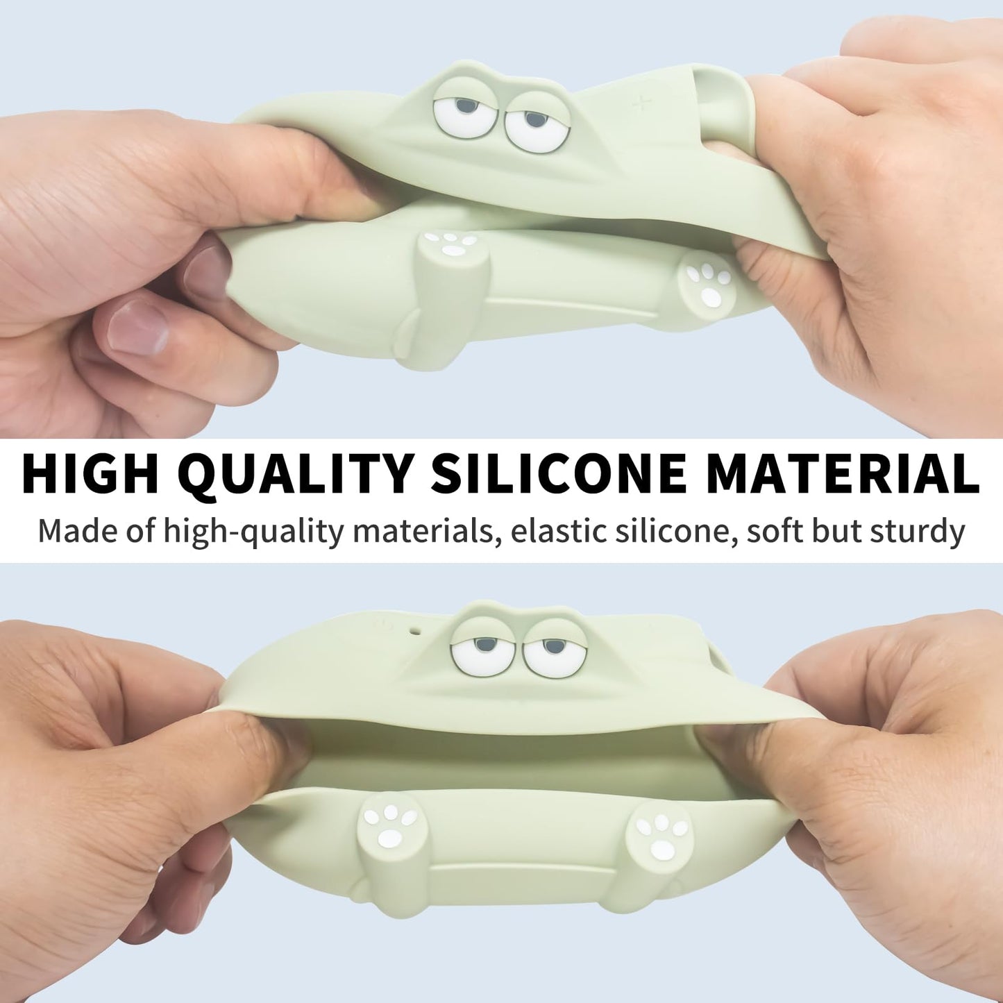 for Anker Soundcore Select 4 Go Speaker Cartoon Cute Silicone Case Cover, Anti Scratch Shockproof Protective Skin Cover Compatible with Soundcore