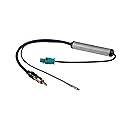 Scosche VWA4B Compatible with 2000-Up Select Audi / BMW / VW Amplified Antenna Adapter; +12V power injected