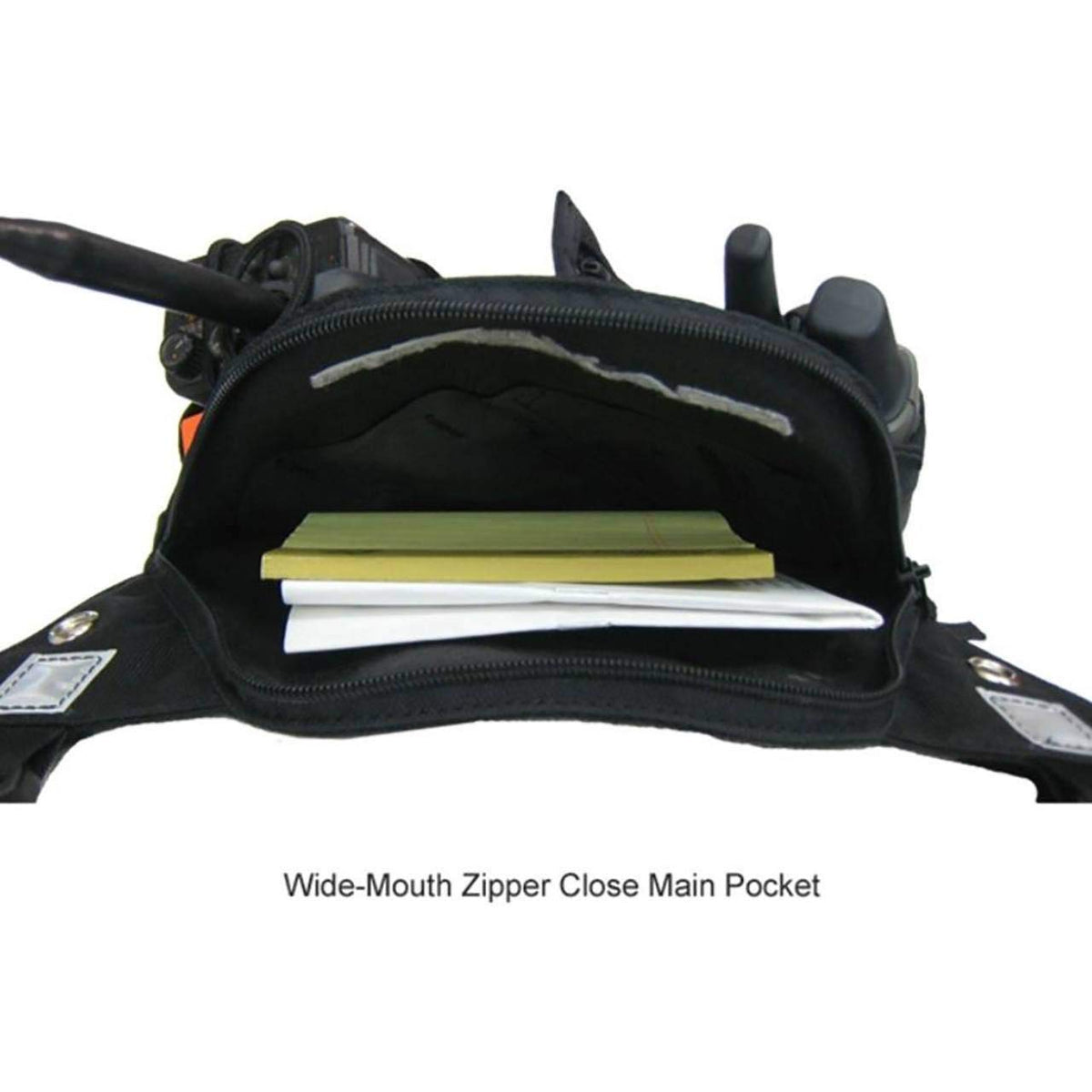 COAXSHER RCP-1 Pro Radio Chest Harness - Black