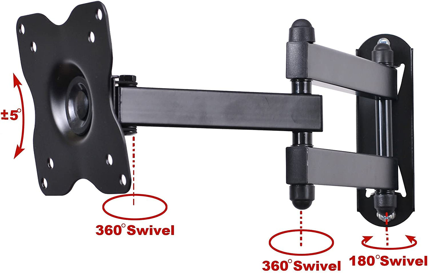 VideoSecu TV Wall Mount for 22 24 32 39 Planar PL1700 PL1700M PL1711M-BK PQ1710M XP19W PL1910M PL1910MW PL1911M-BK PL1911Mw PQ1910M PL2010MW PL2011M