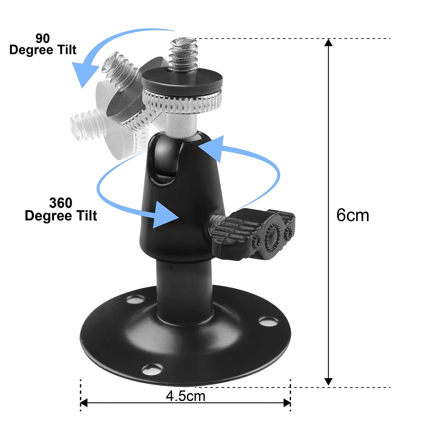 Camera Bracket Mount 3 Pcs Security Wall Mount for Oculus Sensor Arlo, Arlo Pro,Metal Security Camera Bracket Outdoor Indoor Oculus Rift Mount Bracket